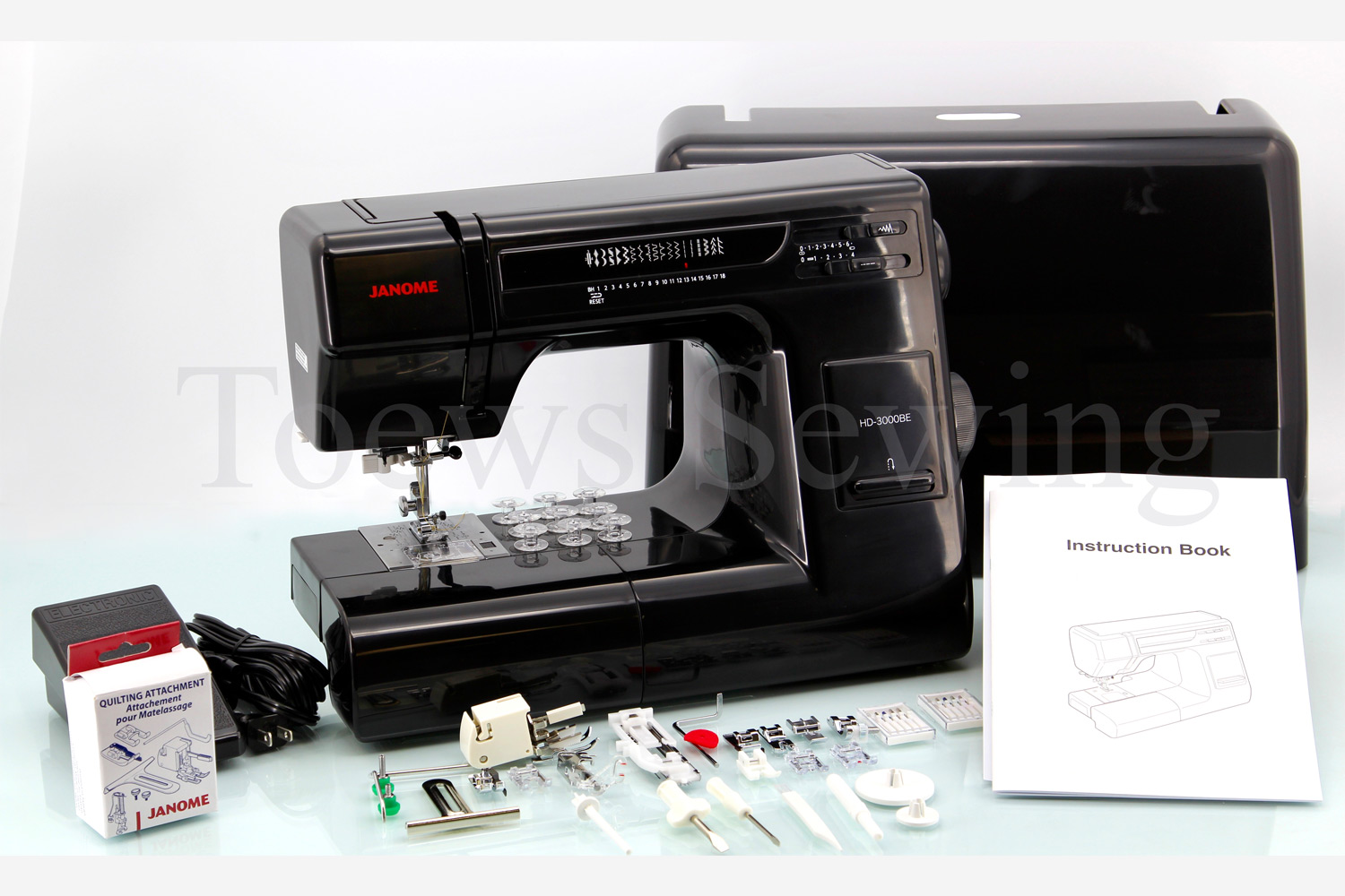 Heavy Duty Janome HD3000BE Black Toews