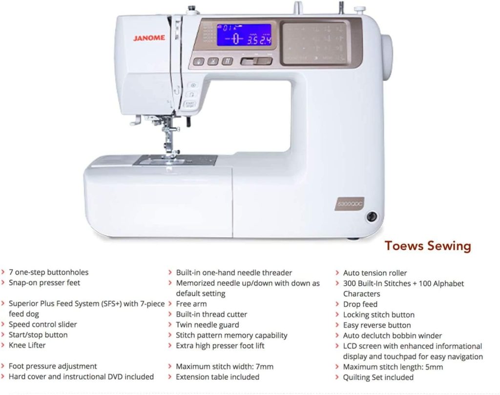 Janome 5300QDC An InDepth Look "40 Must See key features"