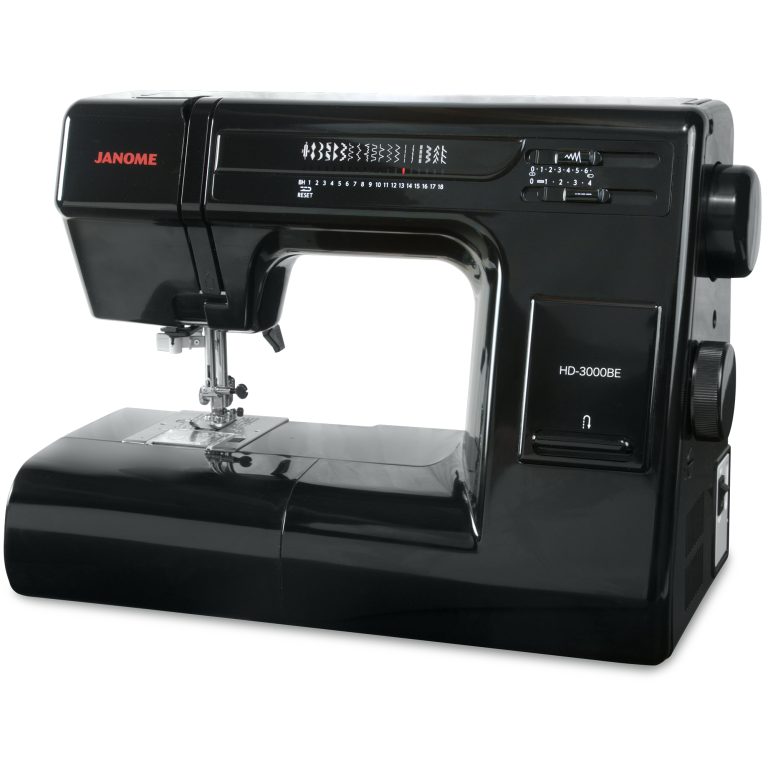 Janome HD3000BE Strength and Precision in Black Edition Design